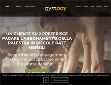 Tablet Screenshot of gympay.it